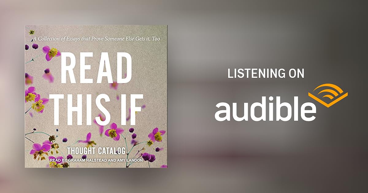 Read This If Audiobook by Thought Catalog editor, Heidi Priebe